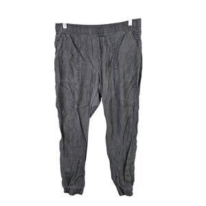 Womens Prana Gray Jogger Pants Lenzing Tencel Elastic Waist Relaxed Fit Size S